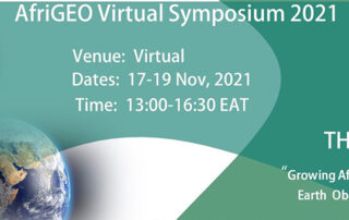 AfriGEO Symposium flyer