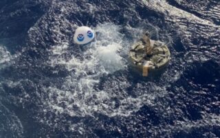 A floating object in the water